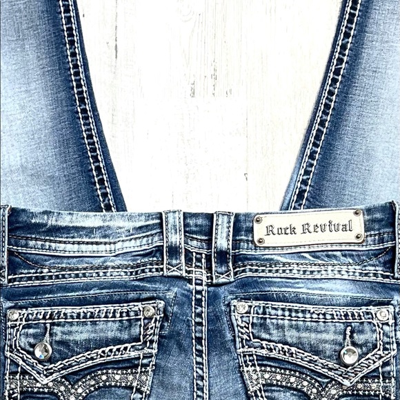 Rock Revival Barby Ankle Skinny Jean’s. Size 28 - Picture 3 of 7
